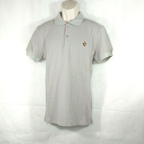 Dota 2 Dolfrat Roshinante Polo Shirt Men Size S Gray Short Slv Lockless Lockbox - Picture 3 of 8